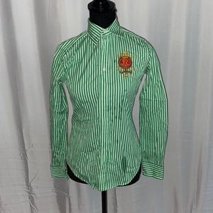 Green Ralph Lauren button down